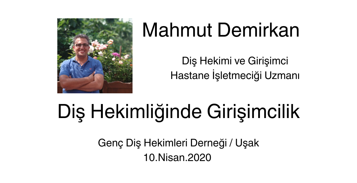 Diş Hekimliğinde Girişimcilik
